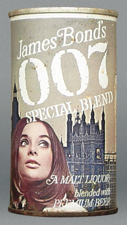 James Bond's 007 Malt Liquor 12 Oz Tab Top Can