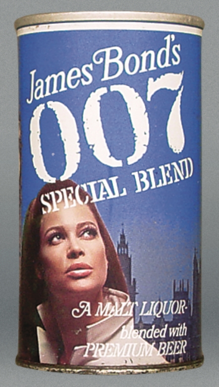 James Bond's 007 Malt Liquor 12 Oz Tab Top Can