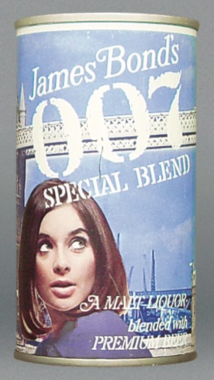 James Bond's 007 Malt Liquor 12 Oz Tab Top Can