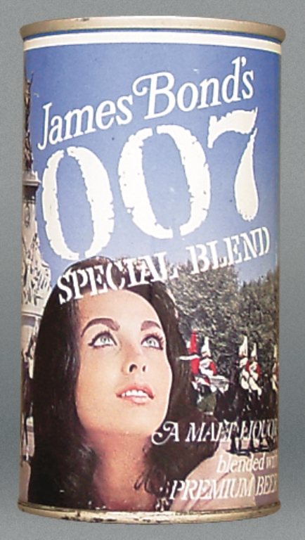 James Bond's 007 Malt Liquor 12 Oz Tab Top Can