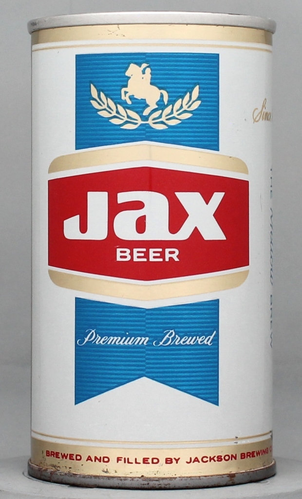 Jax Beer 12 Oz Tab Top Can