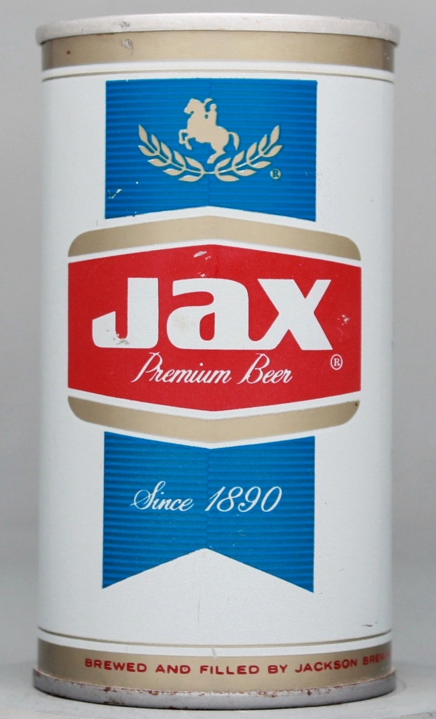 Jax Premium Beer 12 Oz Tab Top Can