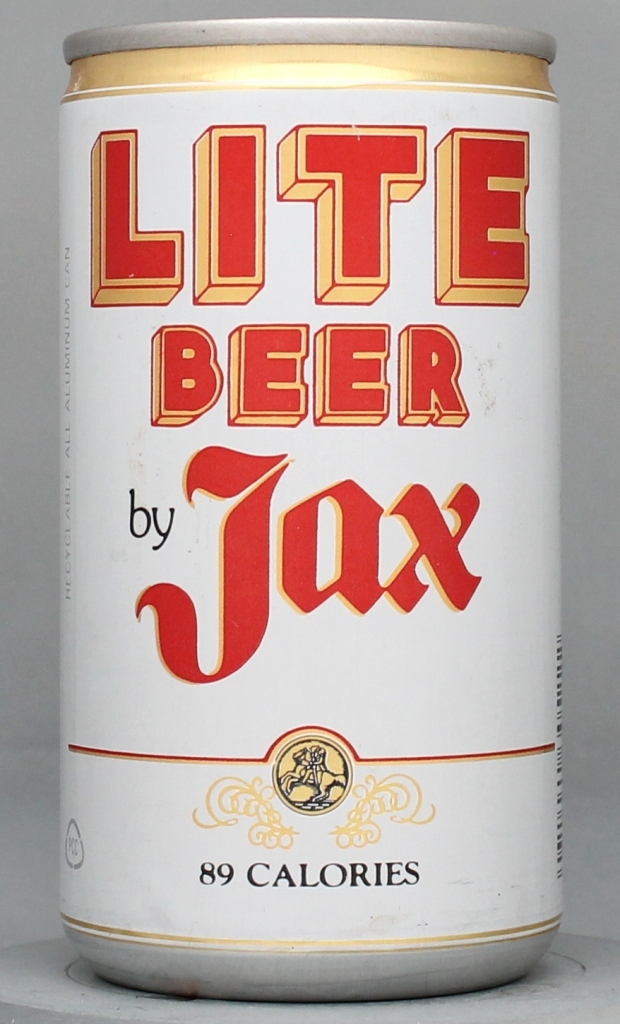 Jax, Lite Beer By Beer 12 Oz Tab Top Can