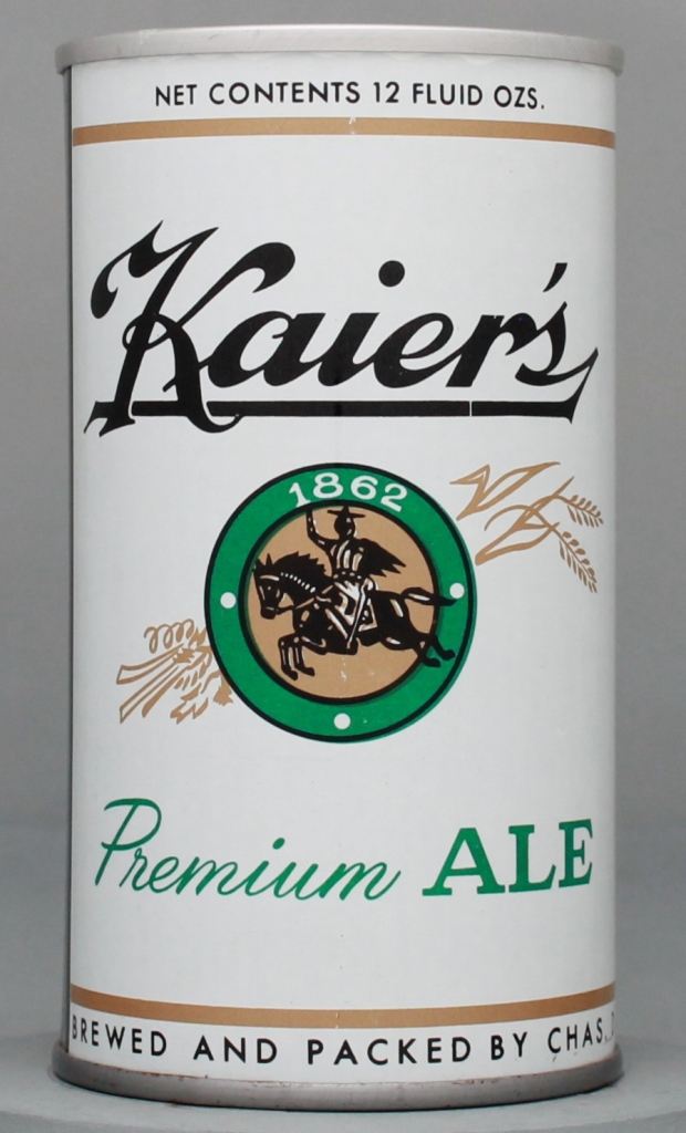 Kaier's Premium Ale 12 Oz Tab Top Can