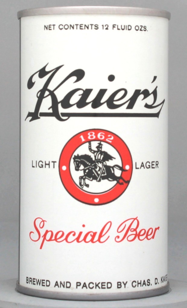Kaier's Special Light Lager Beer 12 Oz Tab Top Can