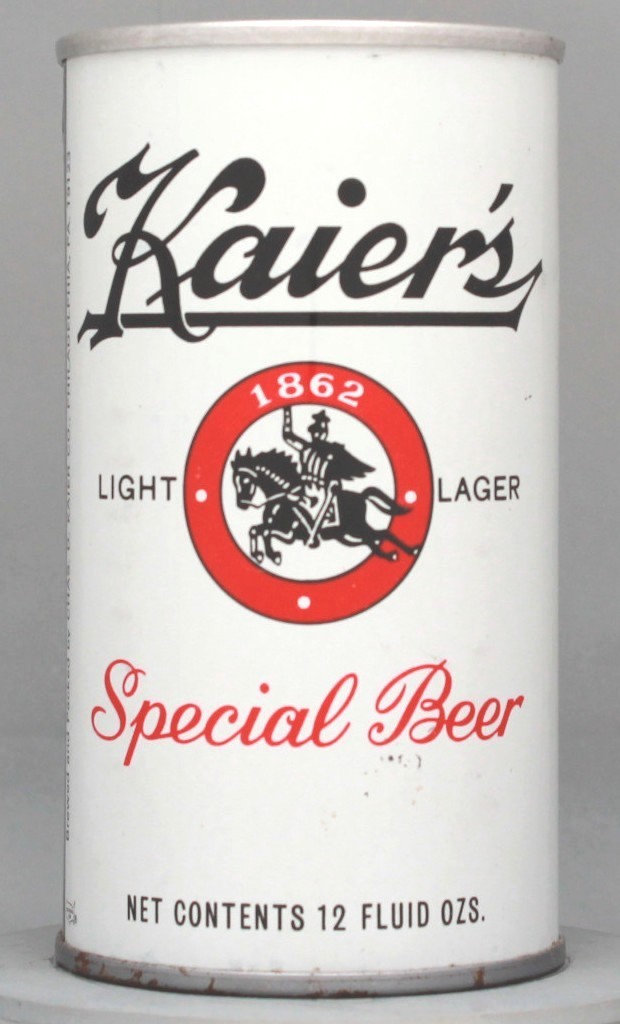 Kaier's Special Light Lager Beer 12 Oz Tab Top Can