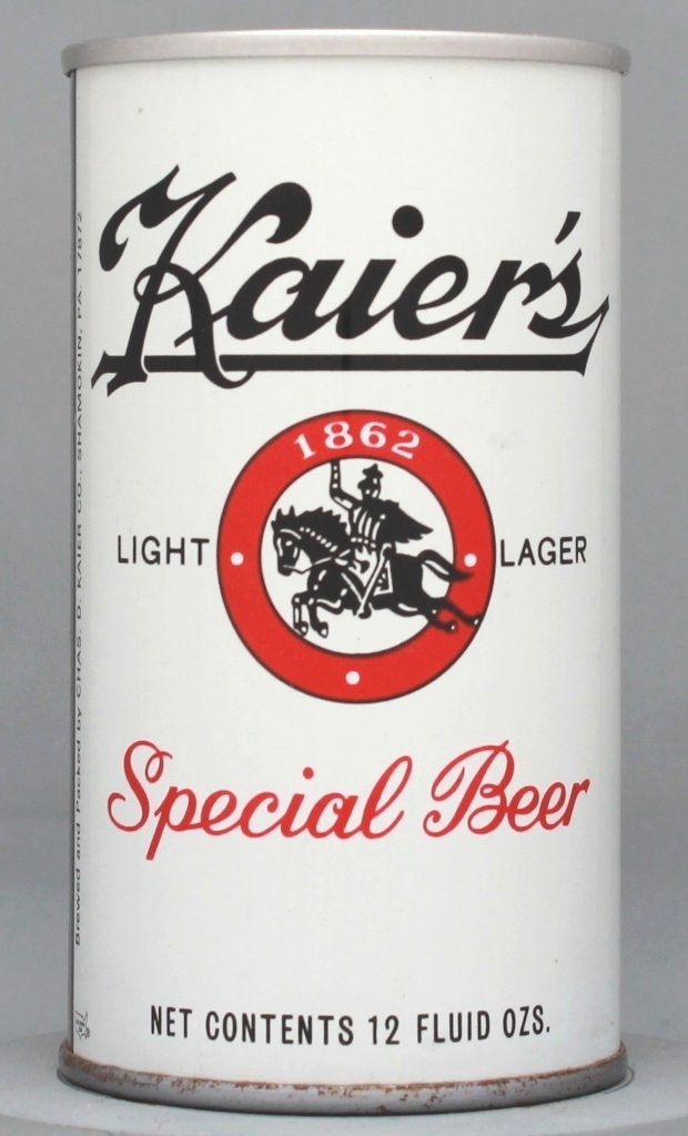 Kaier's Special Light Lager Beer 12 Oz Tab Top Can