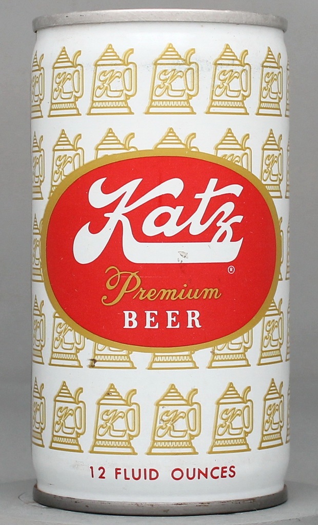 Katz Premium Beer 12 Oz Tab Top Can