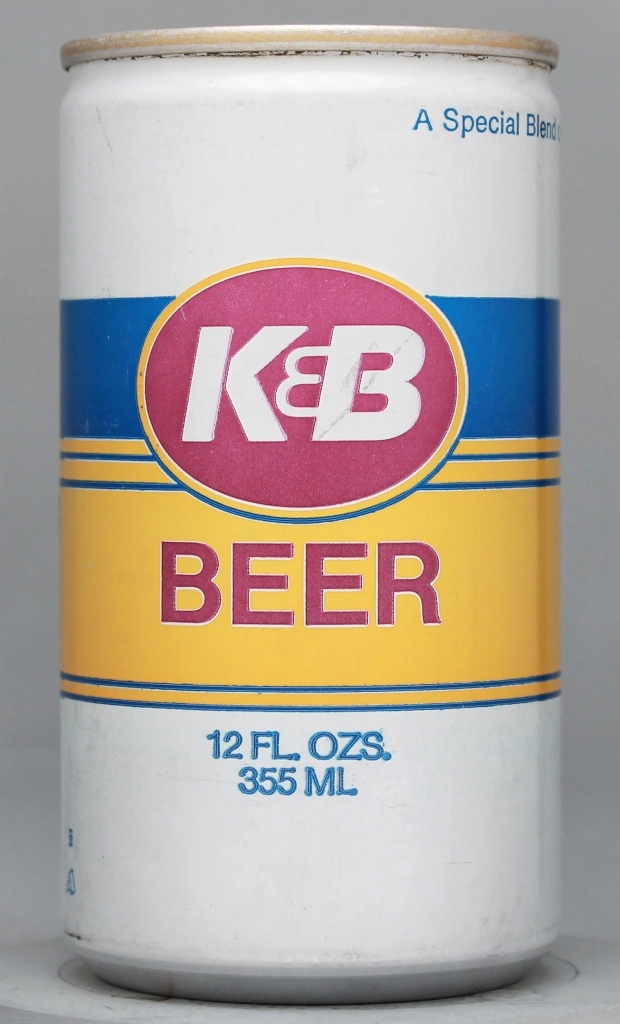 K & B Beer 12 Oz Tab Top Can