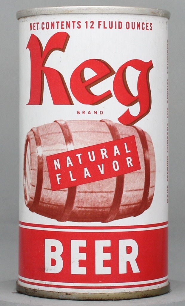 Keg Beer 12 Oz Tab Top Can