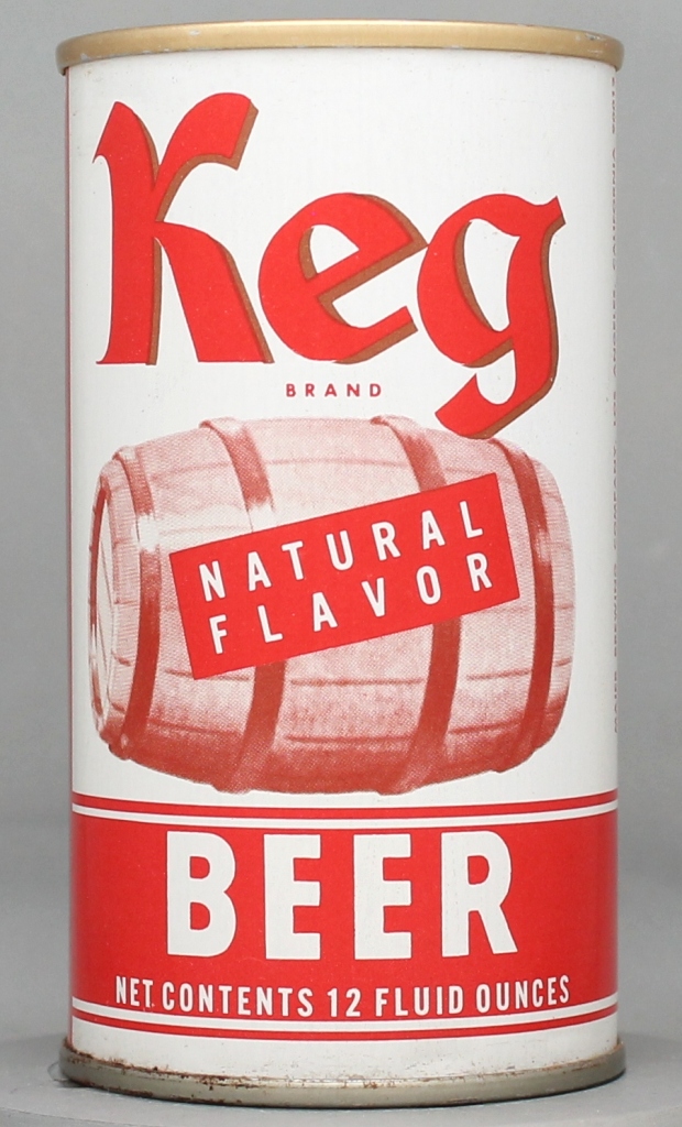 Keg Beer 12 Oz Tab Top Can