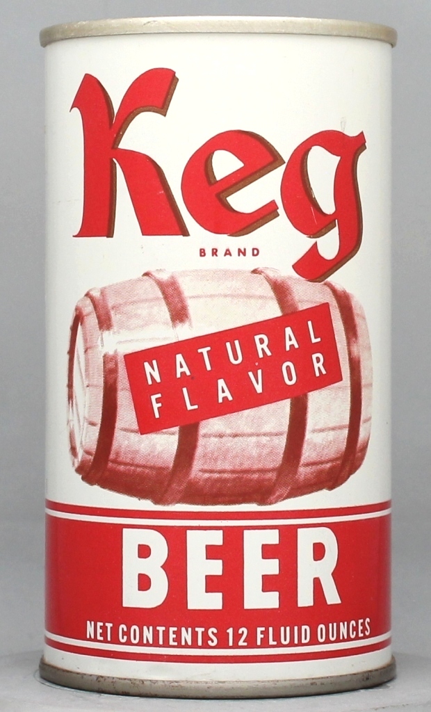 Keg Brand Natural Flavor Beer 12 Oz Tab Top Can