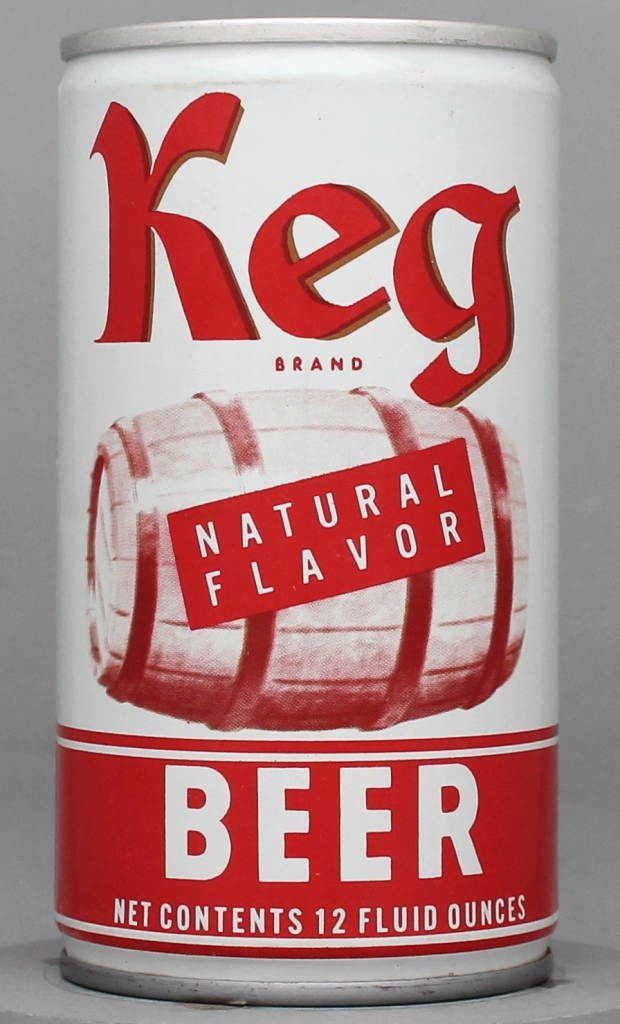 Keg Brand Natural Flavor Beer 12 Oz Tab Top Can