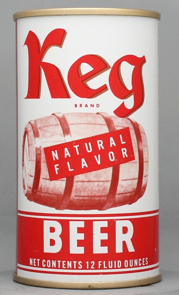 Keg Brand Natural Flavor Beer 12 Oz Tab Top Can