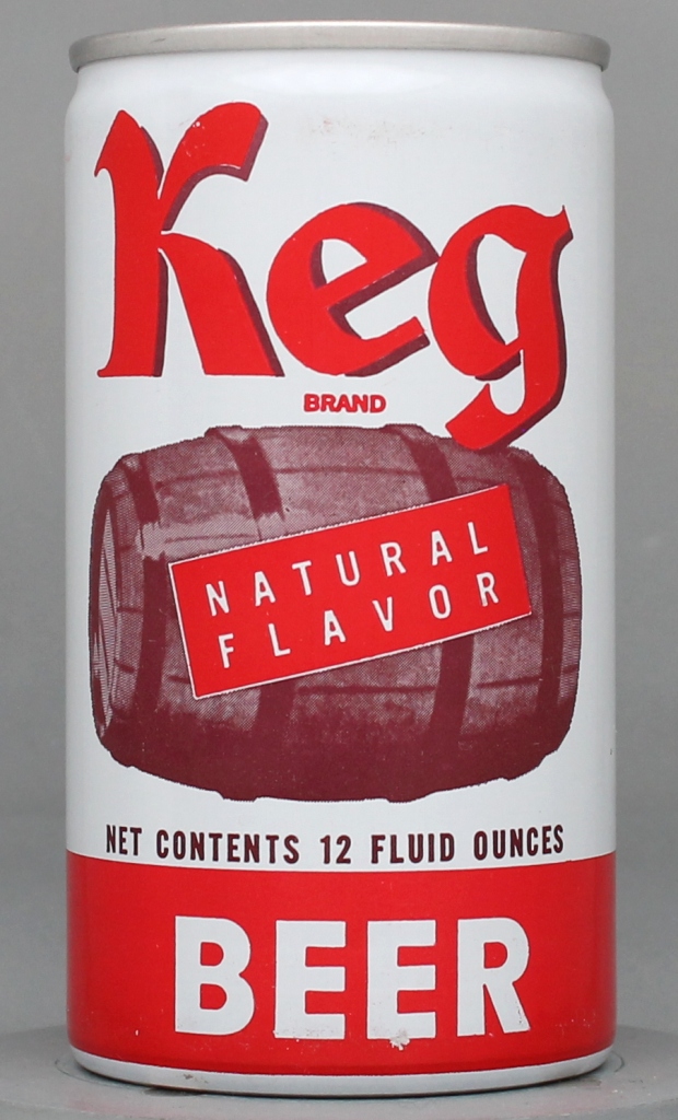 Keg Beer 12 Oz Tab Top Can