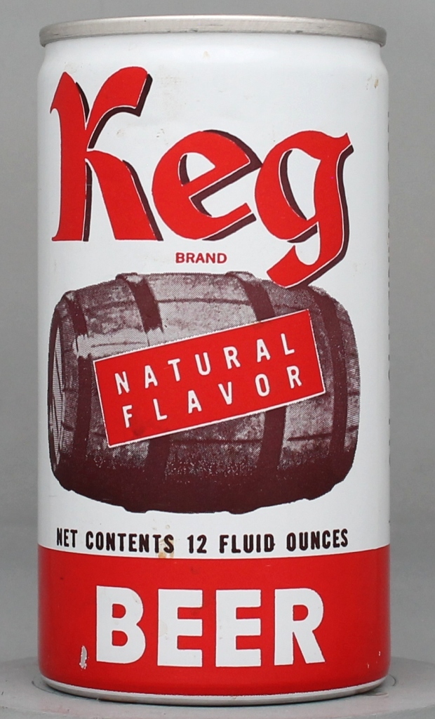 Keg Beer 12 Oz Tab Top Can