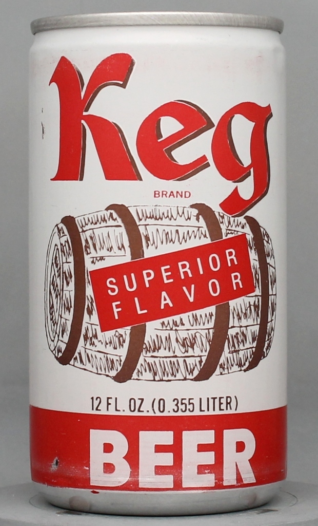 Keg Beer 12 Oz Tab Top Can