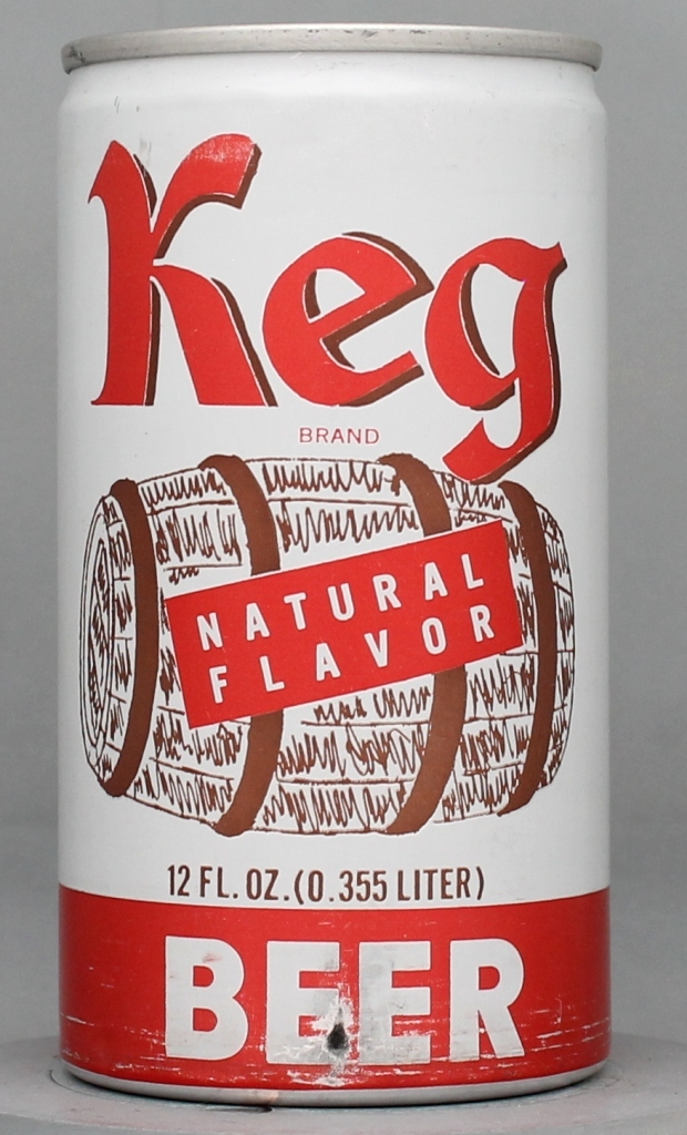 Keg Beer 12 Oz Tab Top Can