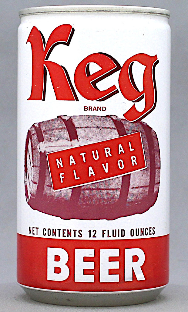 Keg Beer 12 Oz Tab Top Can