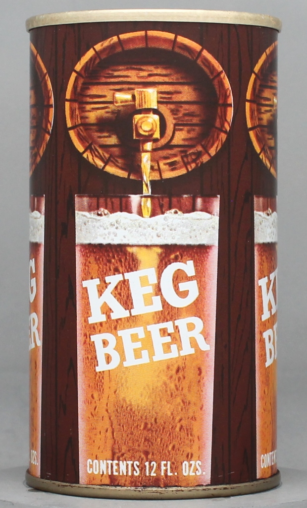 Keg Beer 12 Oz Tab Top Can