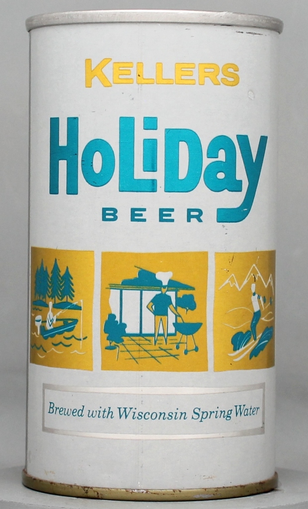 Kellers Holiday Beer 12 Oz Tab Top Can