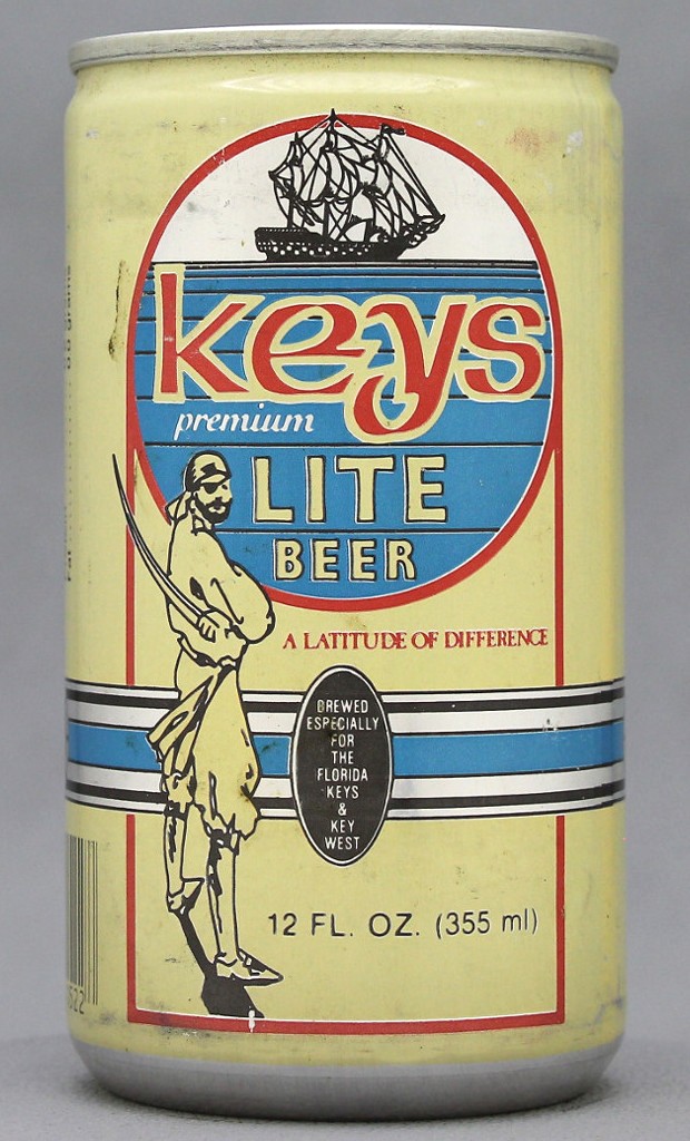 Keys Premium Lite Beer 12 Oz Tab Top Can