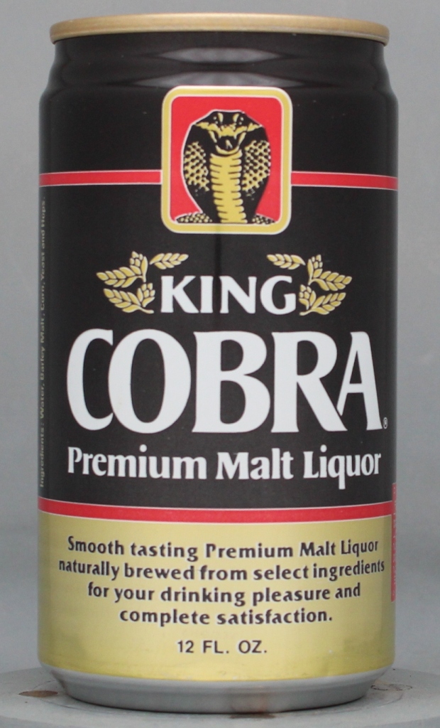 King Cobra Premium Malt Liquor 12 Oz Tab Top Can