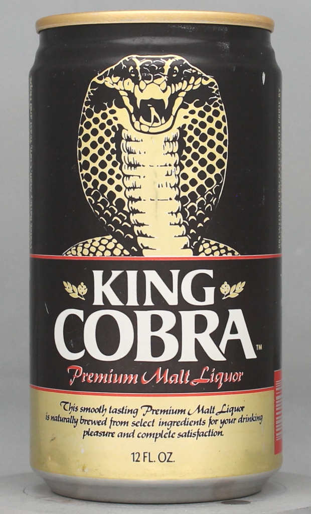 King Cobra Premium Malt Liquor 12 Oz Tab/Stay Top Can