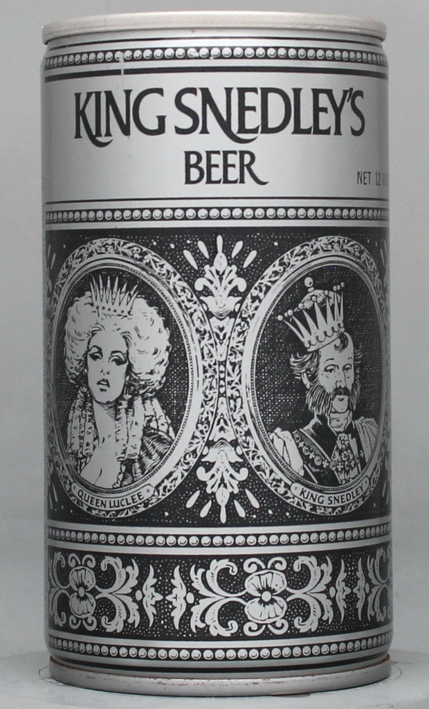 King Snedley's Beer 12 Oz Tab Top Can