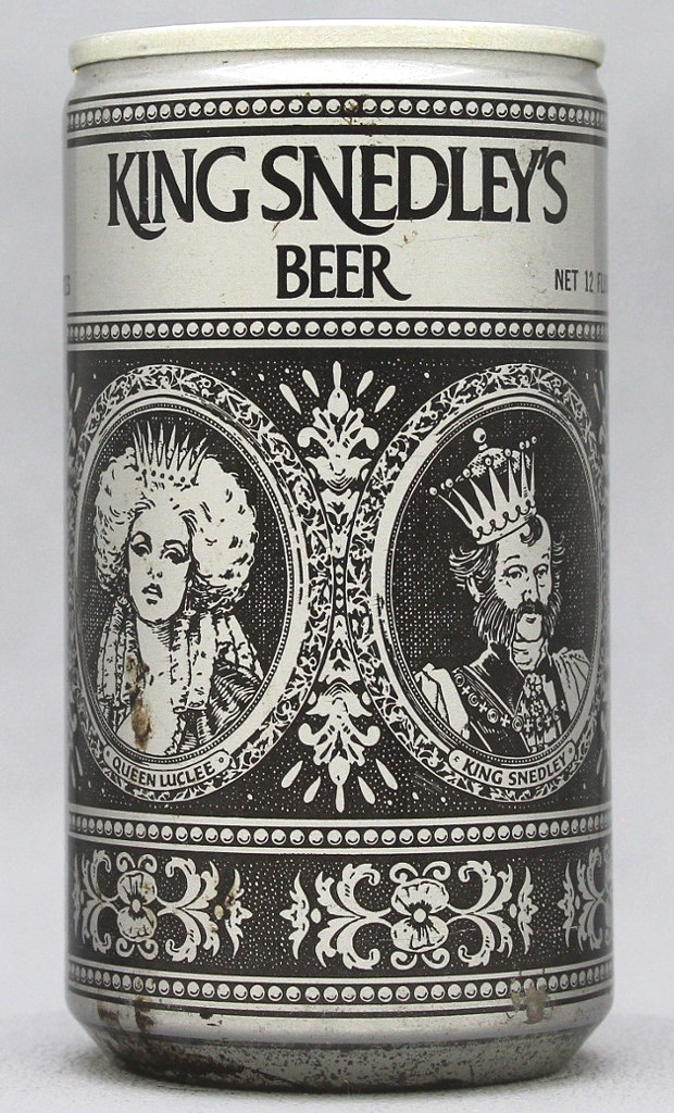 King Snedley's Beer 12 Oz Tab Top Can