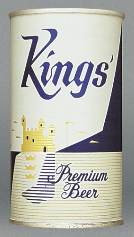 Kings Beer 12 Oz Tab Top Can