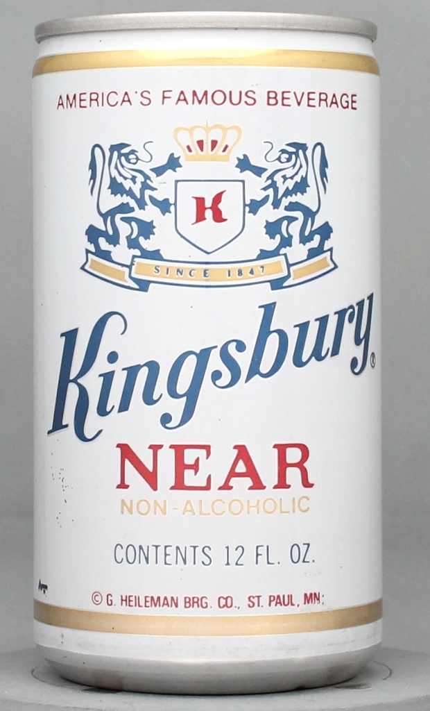 Kingsbury Near Non-alcoholic Near Beer 12 Oz Tab Top Can
