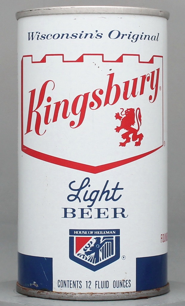 Kingsbury Light Beer 12 Oz Tab Top Can