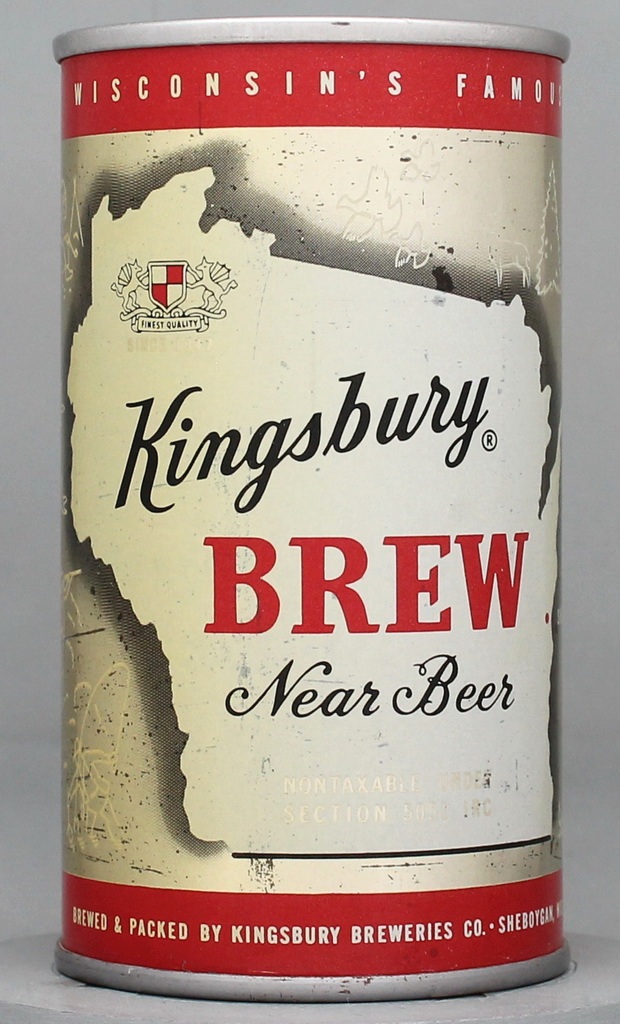 Kingsbury Brew Near Beer 12 Oz Tab Top Can