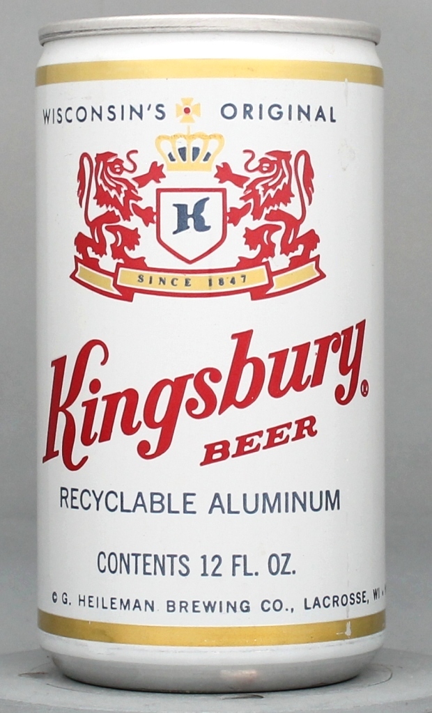 Kingsbury Beer 12 Oz Tab Top Can
