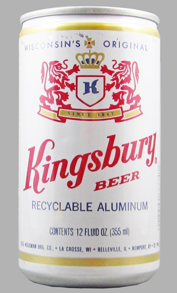 Kingsbury Beer 12 Oz Tab Top Can