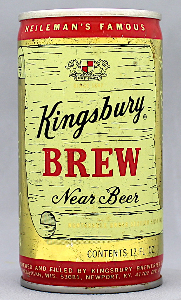 Kingsbury Brew Near Beer 12 Oz Tab Top Can