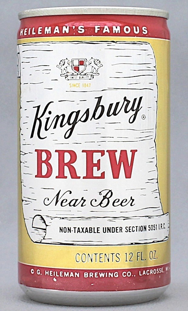 Kingsbury Brew Near Beer 12 Oz Tab/Stay Top Can