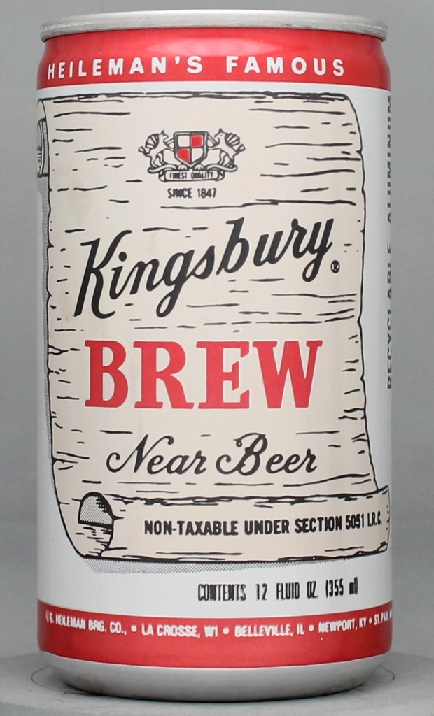 Kingsbury Brew Near Beer 12 Oz Tab/Stay Top Can