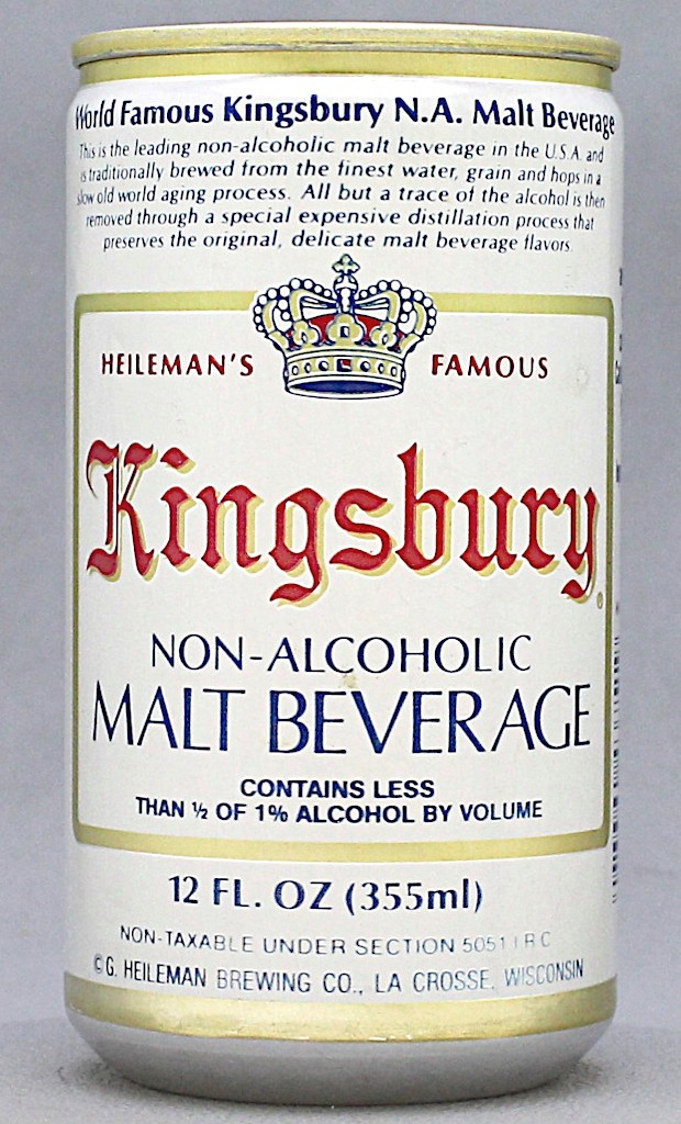 Kingsbury Non-alcoholic Malt Beverage 12 Oz Tab Top Can