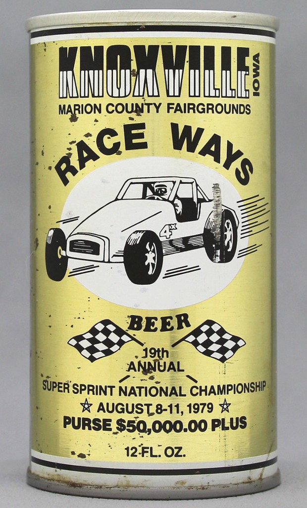 Knoxville Raceways Beer 12 Oz Tab Top Can