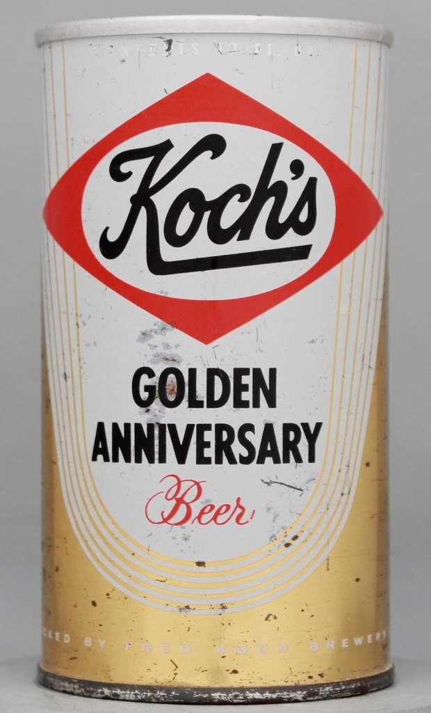 Koch's Golden Anniversary Beer 12 Oz Zip Top Can