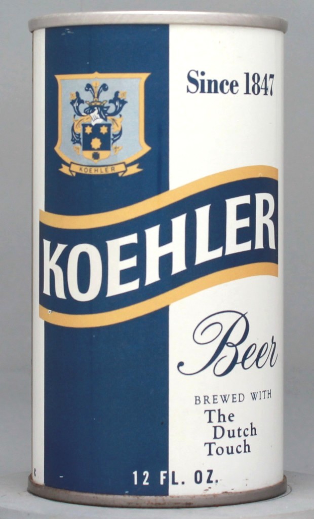 Koehler Beer 12 Oz Tab Top Can