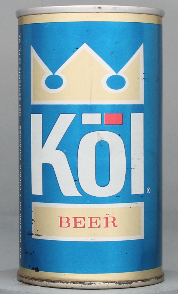 Kol Beer 12 Oz Zip/Tab Top Can