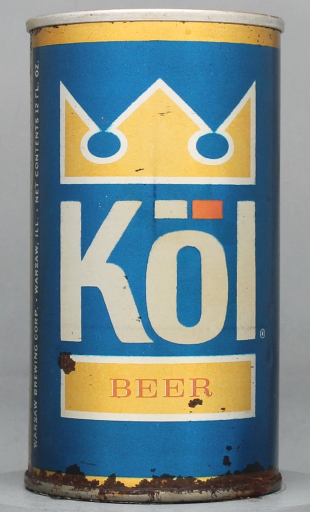Kol Beer 12 Oz Tab Top Can
