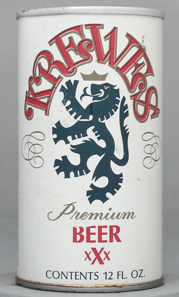Krewes Premium Beer 12 Oz Tab Top Can