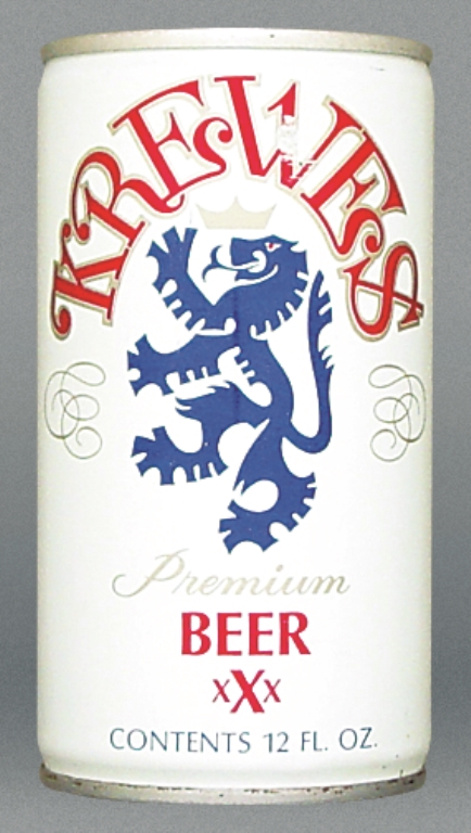 Krewes Premium Beer 12 Oz Tab Top Can