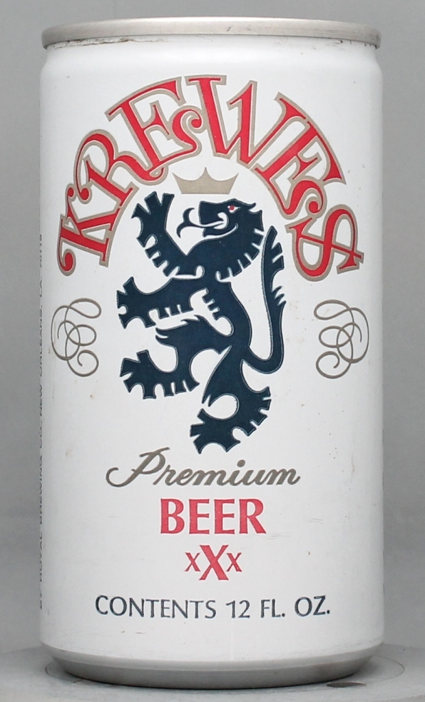Krewes Premium Beer 12 Oz Tab Top Can