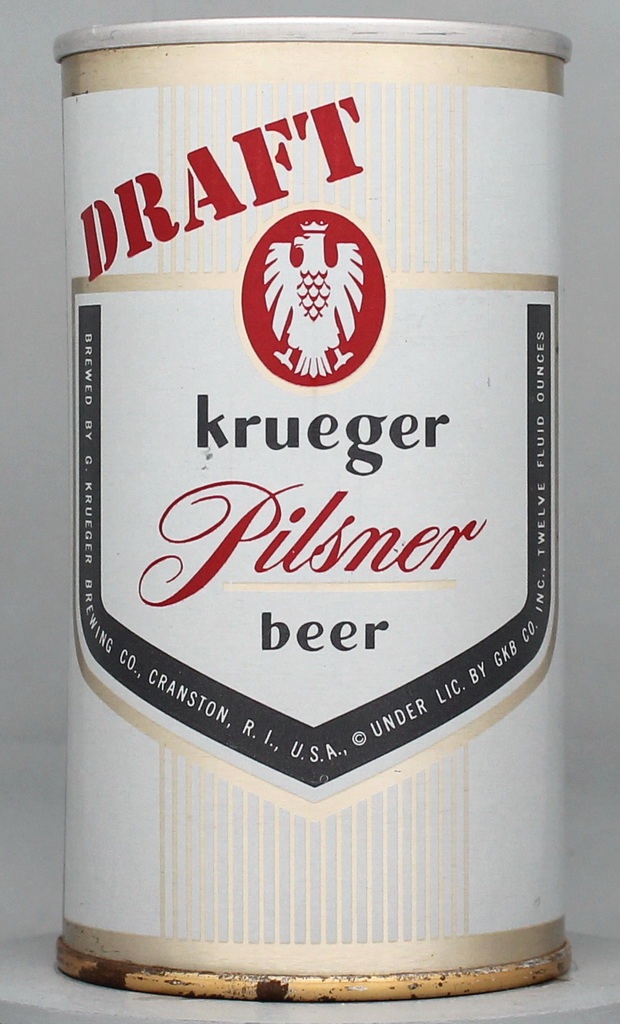 Krueger Pilsner Draft 12 Oz Tab Top Can