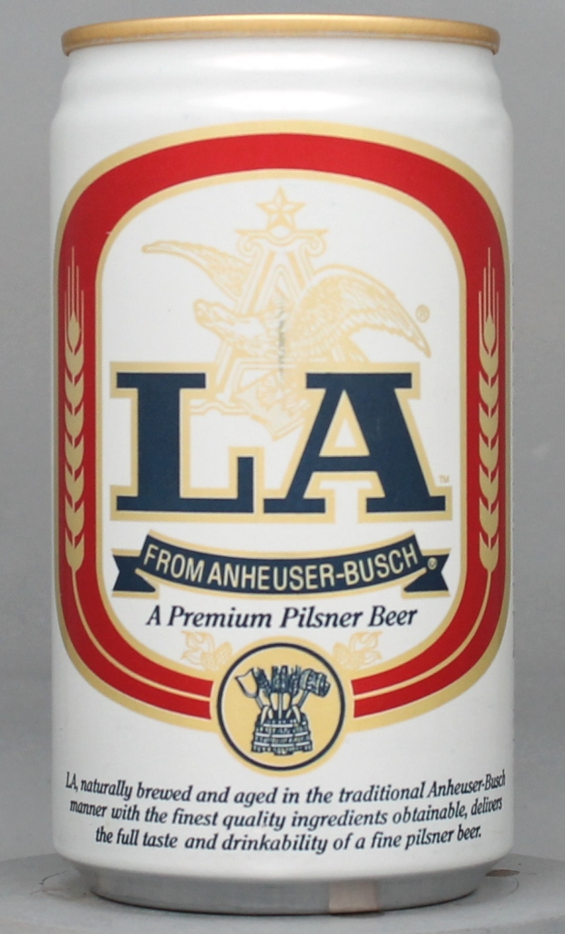 La A Premium Pilsner Beer 12 Oz Tab Top Can